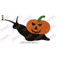 Halloween Snail Embroidery Design